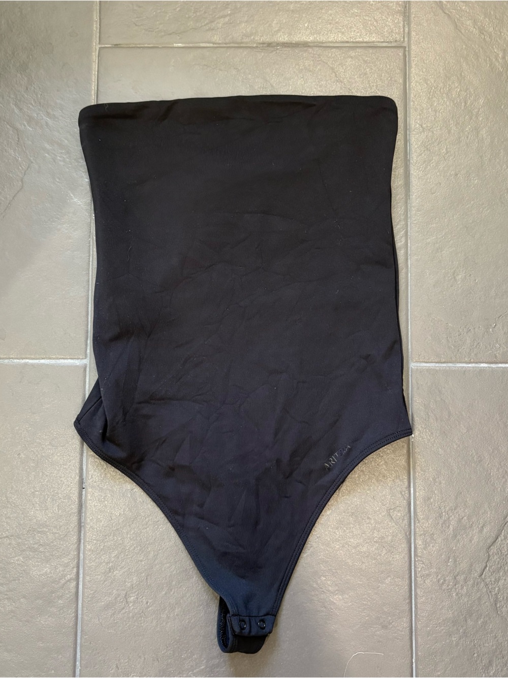 Black sleeveless bodysuit